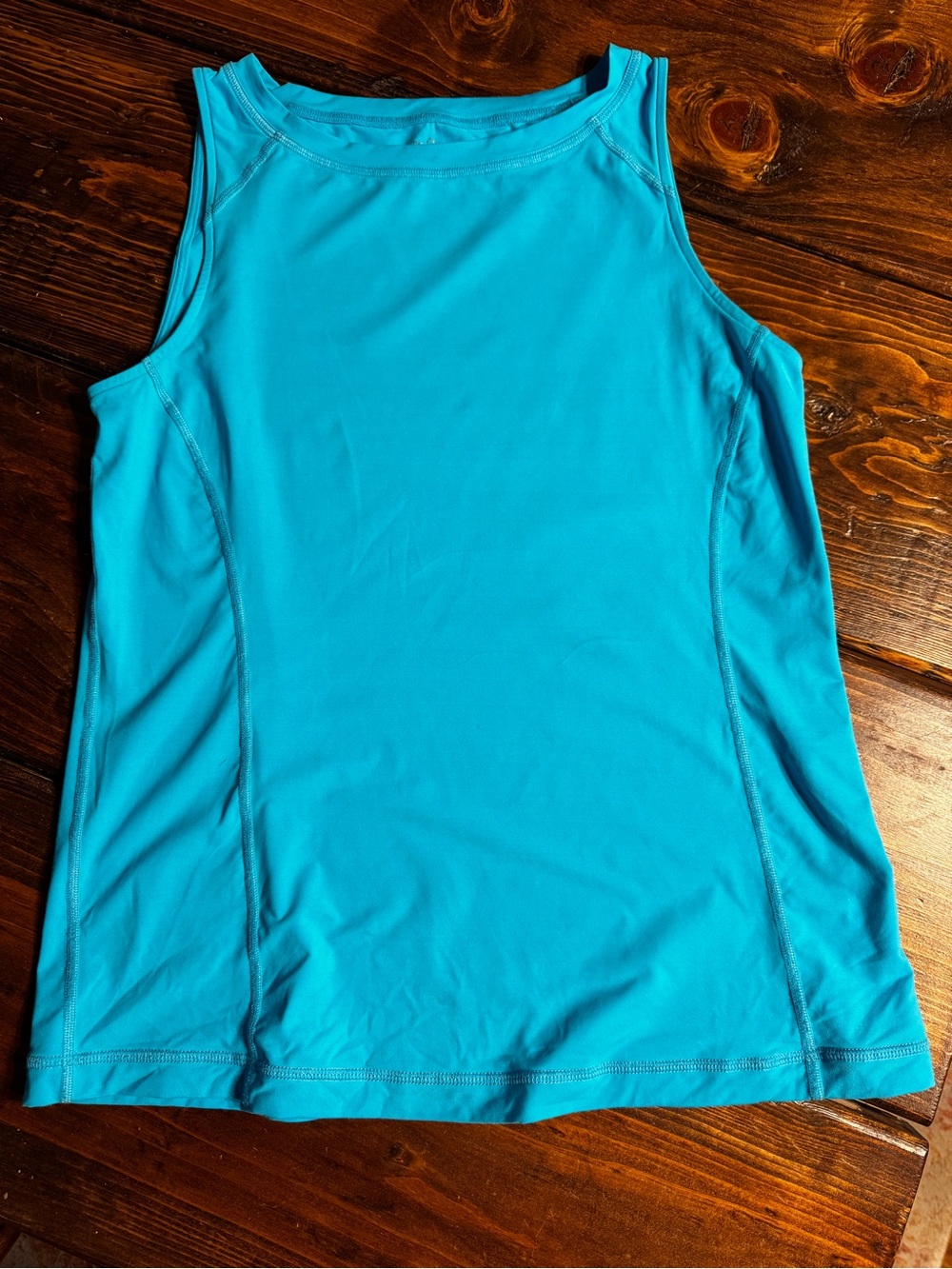 Lilly Pulitzer Bright Turquoise Athletic Tank Top